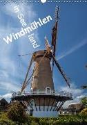 Windmühlen in Seeland (Wandkalender 2019 DIN A3 hoch)