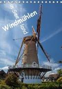 Windmühlen in Seeland (Tischkalender 2019 DIN A5 hoch)
