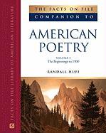 The Facts on File Companion to American Poetry, 2-Volume Set