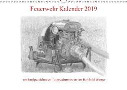 Feuerwehr Kalender 2019 (Wandkalender 2019 DIN A3 quer)