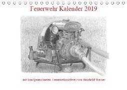 Feuerwehr Kalender 2019 (Tischkalender 2019 DIN A5 quer)