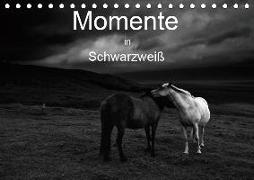 Momente in Schwarzweiß (Tischkalender 2019 DIN A5 quer)