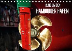 Rund um den Hamburger Hafen (Tischkalender 2019 DIN A5 quer)