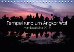Tempel rund um Angkor Wat (Tischkalender 2019 DIN A5 quer)