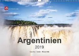 Argentinien, Gauchos - Anden - Wasserfälle (Wandkalender 2019 DIN A3 quer)