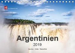 Argentinien, Gauchos - Anden - Wasserfälle (Tischkalender 2019 DIN A5 quer)