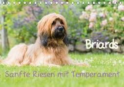 Briards - sanfte Riesen mit Temperament (Tischkalender 2019 DIN A5 quer)