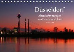 Düsseldorf Abendstimmungen und Nachtansichten (Tischkalender 2019 DIN A5 quer)