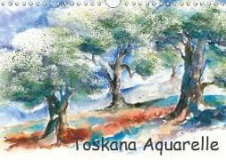 Toskana Aquarelle (Wandkalender 2019 DIN A4 quer)