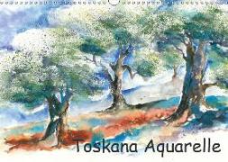 Toskana Aquarelle (Wandkalender 2019 DIN A3 quer)