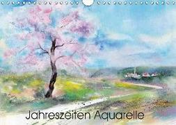 Jahreszeiten Aquarelle (Wandkalender 2019 DIN A4 quer)