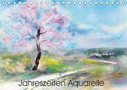 Jahreszeiten Aquarelle (Tischkalender 2019 DIN A5 quer)