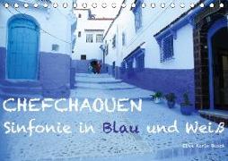 Chefchaouen - Sinfonie in Blau und Weiß (Tischkalender 2019 DIN A5 quer)