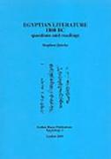 Egyptian Literature 1800 BC: Questions and Readings