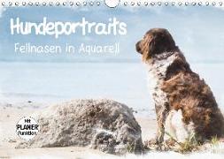 Hundeportraits - Fellnasen in Aquarell (Wandkalender 2019 DIN A4 quer)