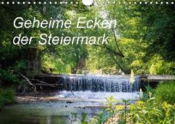 Geheime Ecken der Steiermark (Wandkalender 2019 DIN A4 quer)