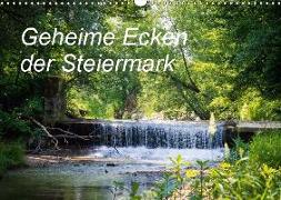 Geheime Ecken der Steiermark (Wandkalender 2019 DIN A3 quer)