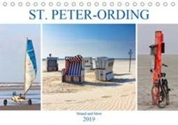ST. PETER ORDING Strand und Meer (Tischkalender 2019 DIN A5 quer)