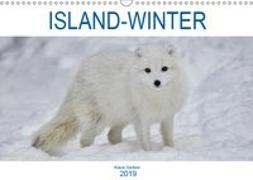ISLAND-WINTER (Wandkalender 2019 DIN A3 quer)
