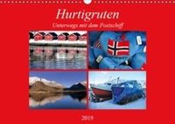 Hurtigruten - Unterwegs mit dem Postschiff (Wandkalender 2019 DIN A3 quer)