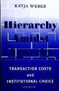 Hierarchy Amidst Anarchy: Transaction Costs and Institutional Choice
