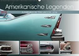 Amerikanische Legenden - Autoklassiker der 50er und 60er Jahre (Wandkalender 2019 DIN A2 quer)