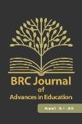 BRC Journal of Advances in Education, Volume 3 Number 1