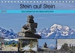 Stein auf Stein. Das Geheimnis der Steinmännchen (Tischkalender 2019 DIN A5 quer)