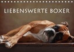 Liebenswerte Boxer (Tischkalender 2019 DIN A5 quer)