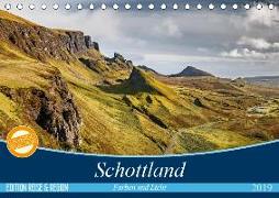 Schottland Farben und Licht (Tischkalender 2019 DIN A5 quer)