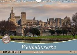 Weltkulturerbe in Europa (Wandkalender 2019 DIN A4 quer)