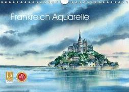 Frankreich Aquarelle (Wandkalender 2019 DIN A4 quer)