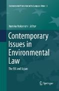 Contemporary Issues in Environmental Law