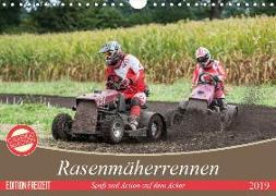Rasenmäherrennen - Spaß und Action auf dem Acker (Wandkalender 2019 DIN A4 quer)