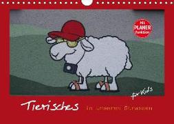 Tierisches in unseren Strassen für Kids (Wandkalender 2019 DIN A4 quer)