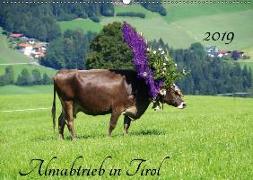 Almabtrieb in Tirol (Wandkalender 2019 DIN A2 quer)