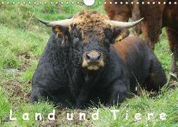 Land und Tiere (Wandkalender 2019 DIN A4 quer)