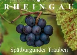 Rheingau - Spätburgunder Trauben (Wandkalender 2019 DIN A3 quer)