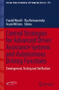 Control Strategies for Advanced Driver Assistance Systems and Autonomous Driving Functions