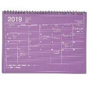 MARK'S 2019 Tischkalender M // Purple