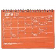 MARK'S 2019 Tischkalender S Orange