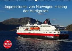 Impressionen von Norwegen entlang der Hurtigruten (Wandkalender 2019 DIN A2 quer)