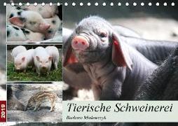 Tierische Schweinerei (Tischkalender 2019 DIN A5 quer)