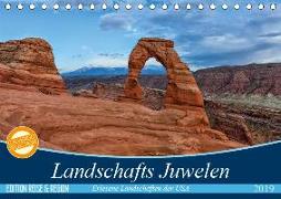 Landschafts Juwelen - Erlesene Landschaften der USA (Tischkalender 2019 DIN A5 quer)