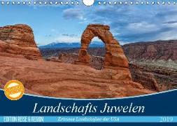 Landschafts Juwelen - Erlesene Landschaften der USA (Wandkalender 2019 DIN A4 quer)