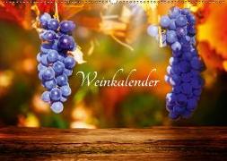 Weinkalender (Wandkalender 2019 DIN A2 quer)