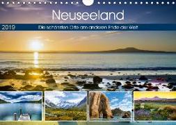 Neuseeland - Die schönsten Orte am anderen Ende der Welt (Wandkalender 2019 DIN A4 quer)