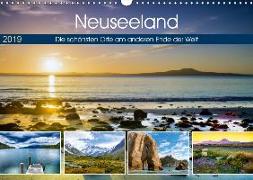Neuseeland - Die schönsten Orte am anderen Ende der Welt (Wandkalender 2019 DIN A3 quer)