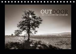 OUTDOOR - Natur- und Landschaftsbilder in schwarz-weiß (Tischkalender 2019 DIN A5 quer)