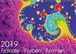 Fraktale - Farben - Formen 2019 (Wandkalender 2019 DIN A3 quer)